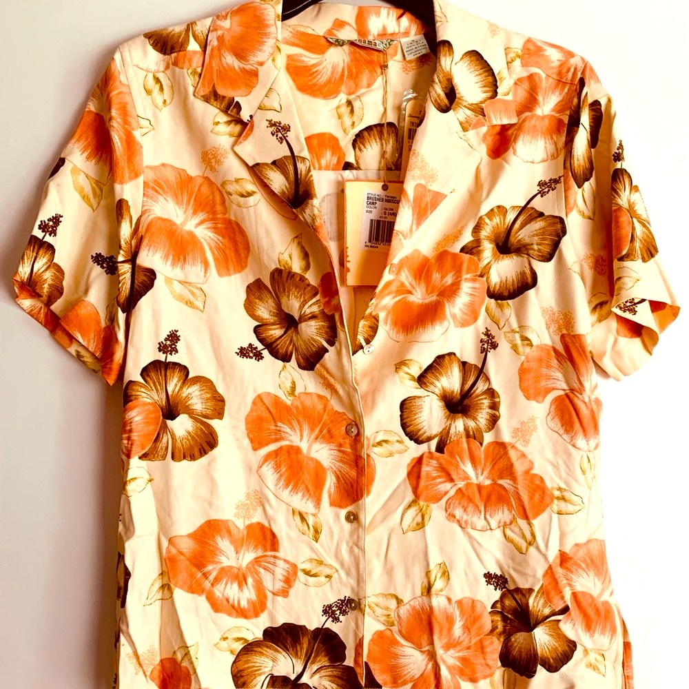 Tommy Bahama Brushed Hibiscus Top
